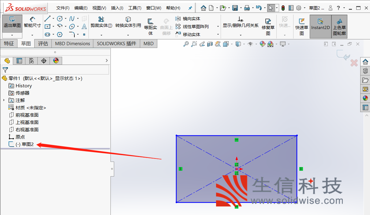 SolidWorks向视图怎么画？工程图技巧_图示2
